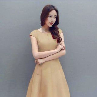 Đầm Xòe Phối Túi