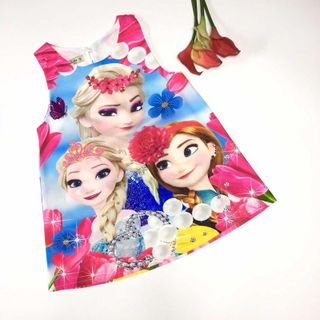Đầm elsa bé gái