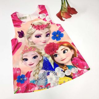 Đầm elsa bé gái