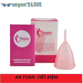 cốc nguyệt san yanying manstrual cup có 2 cỡ S L