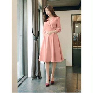 Đầm Xòe Cổ Vest