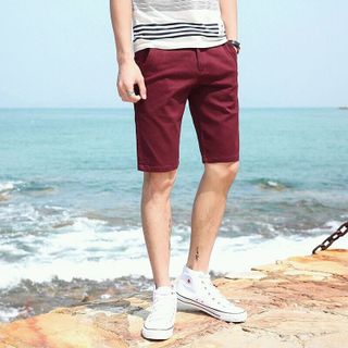quần short kaki nam mặc vào dáng chuẩn rất đẹp mát lắm njhe có 3 màu luôn