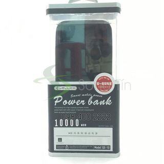 Jellico - Pin sạc dự phòng Jellico QX10 - 10000mAh 2 cổng sạc - Đèn Led - LCD