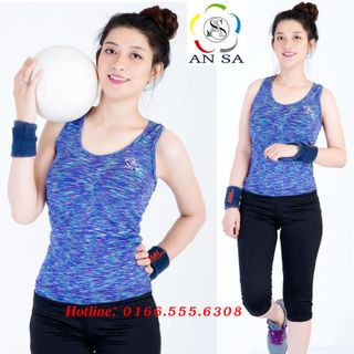 Bộ đồ thể thao lửng nữ in họa tiết