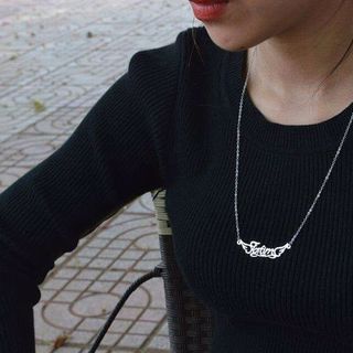 Dây chuyền khắc tên