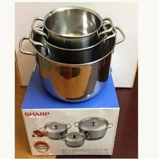 Bộ nồi sharp 3 cái