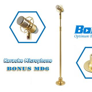 Micro karaoke đứng Bonus Audio MD6 có dây