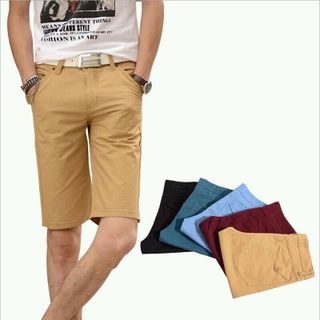 quần short kaki thun trơn mặc vào đẹp khỏi chê luôn nghen dáng chuẩn