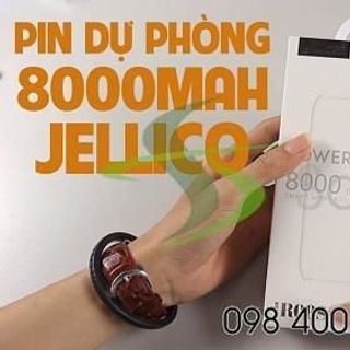 Jellico - Pin sạc dự phòng Jellico - 8000mAh 2 cổng sạc - R08S