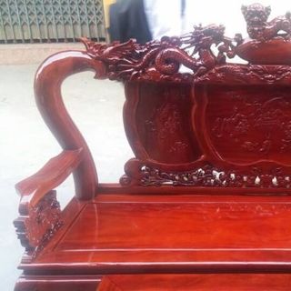 Bộ Nghê Đỉnh tay 10 Gỗ xà cừ