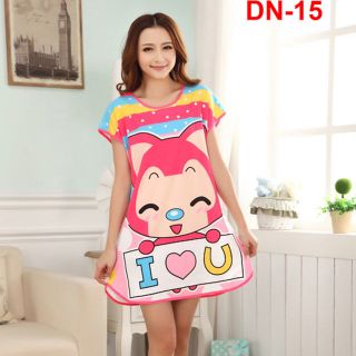 Đầm ngủ hoạt hình cáo dễ thương DN-15