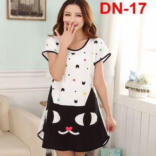 Đầm ngủ hoạt hình Mèo Đen DN-17