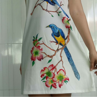 Đầm cát hàn cổ yếm