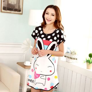 Đầm ngủ hoạt hình Thỏ sweet DN-19