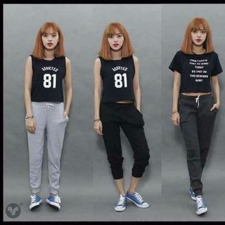 Quần Jogger len tăm