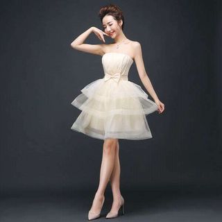 Đầm Xòe Tầng Cup Ngực