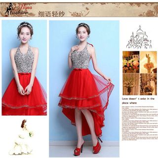Đầm Xòe Kim Sa Đuôi Tôm