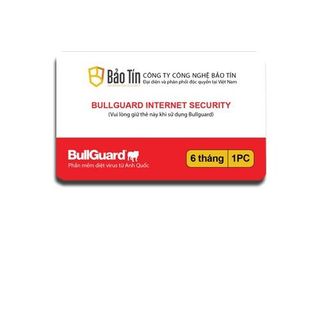 Phần mềm diệt virus BullGuard Internet Security 1 năm 1 máy tính - BIS6M
