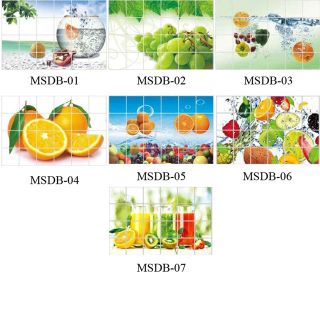 Combo tấm phủ tủ lạnh và miếng dán bếp