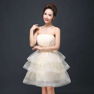Đầm Xòe Tầng Cup Ngực