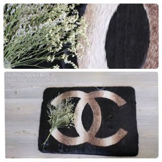 Thảm lông trang trí nghệ thuật size 55x75cm