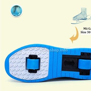Giày Bánh Xe Bánh Cho Bé Trai 4 - 10 Tuổi Kiểu Dáng Thể Thao GA06