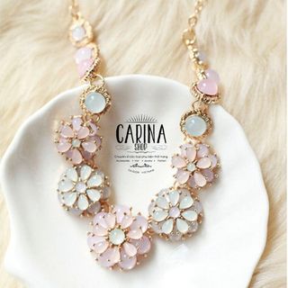 Bộ Trang Sức Đính Đá Màu
