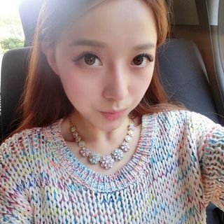 Bộ Trang Sức Đính Đá Màu