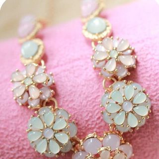 Bộ Trang Sức Đính Đá Màu