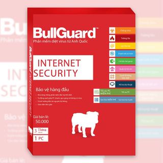 Phần mềm diệt virus BullGuard Internet Security 1 năm 3 máy tính - BIS3U