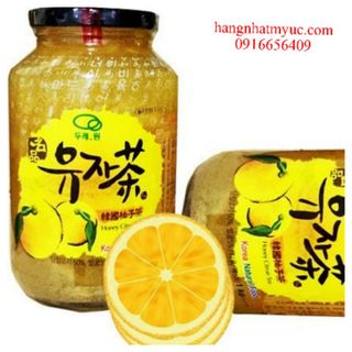 MẬT ONG CHANH ĐÀO HÀN QUỐC NẮP ĐEN 1KG