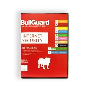 Phần mềm diệt virus BullGuard Internet Security 1 năm 3 máy tính - BIS3U