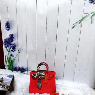 Túi xách Hơ Mét Trơn Ép 1 size 25 - giá sỉ​ giá tốt