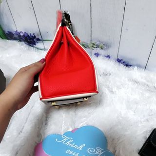 Túi xách Hơ Mét Trơn Ép 1 size 25 - giá sỉ​ giá tốt