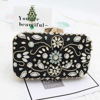 VÍ CẦM TAY ĐÍNH ĐÁ SANG TRỌNG TX06