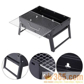 BẾP NƯỚNG DÃ NGOẠI KÈM CHỔI QUÉT VÀ XIÊN NƯỚNG