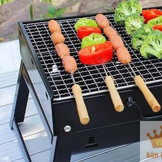 BẾP NƯỚNG THAN HOA VUÔNG BBQ