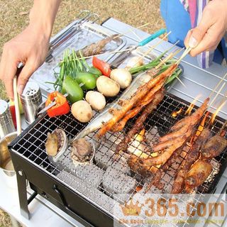 BẾP NƯỚNG THAN HOA VUÔNG BBQ