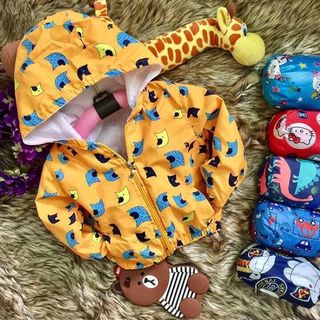 Áo gió hoạt hình lưới