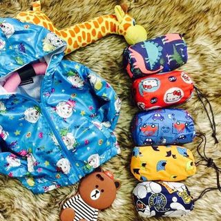 Áo gió hoạt hình lưới