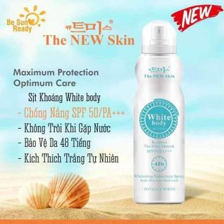 Xịt dưỡng trắng da White Body The new skin