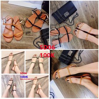 sandal quai ngang bản nhỏ