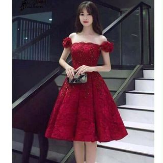 Đầm Xòe Đính Hoa