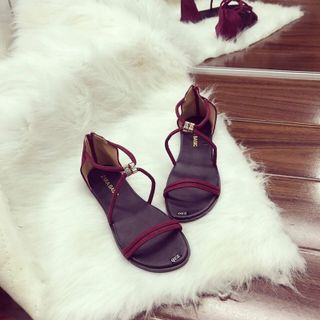 sandal quai ngang bản nhỏ