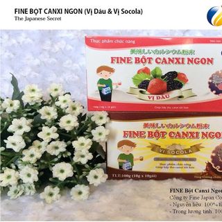 Bột CANXI Ngon Fine Japan vị Socola