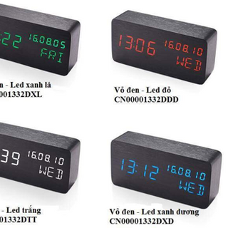 Đồng hồ báo thức led lịch vạn niên cao cấp - eChipKool