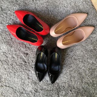 Giày cao gót nữ đế nhọn đế vuông