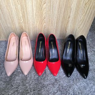 Giày cao gót nữ đế nhọn đế vuông