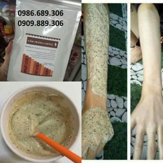 tắm trắng cà phê