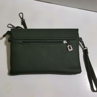VÍ CẦM TAY CLUTCH RÊU QC SANG CHẢNH